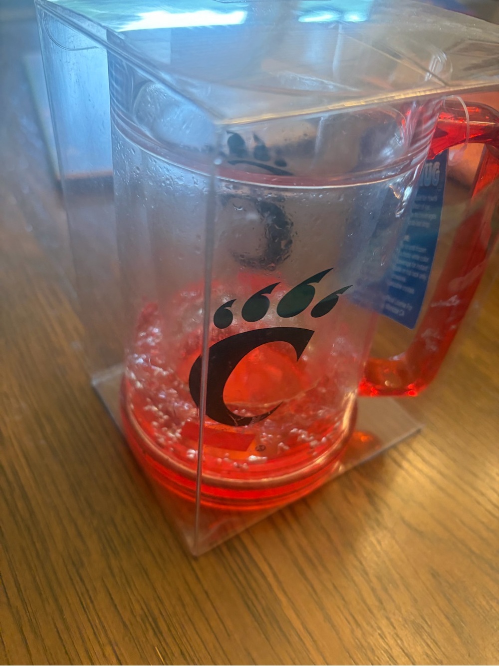 Cincinnati Bearcats vintage brand new freezer mug. Collegiate. Football